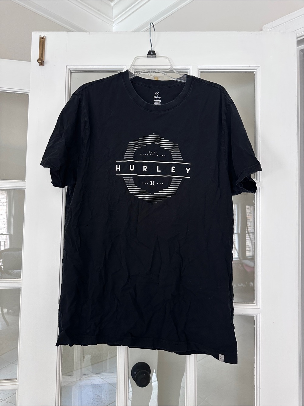 Hurley Black Short-Sleeve Graphic Tee